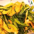 Macaw's cooksnap of when they made 春菊の辛味炒め.