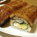 chou*'s cooksnap of when they made アボカドとクリームチーズの鰻寿司☆.