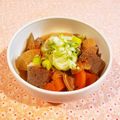 Richland☆Y's cooksnap of when they made ★簡単★白モツ味噌煮込み&ぶっかけ丼★.