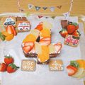 ともひろゆうママ's cooksnap of when they made ５歳の誕生日ケーキ.