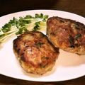 クリーピングタイム☆'s cooksnap of when they made 三つ葉入り肉団子 ポークバーグ.
