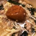 クックE2YV54☆'s cooksnap of when they made きのこたっぷり♪梅風味の酸辣湯風スープ.