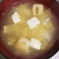 ムーミン☆ママ's cooksnap of when they made 母の味*白菜と豆腐のみそ汁.
