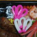 ミっチー子's cooksnap of when they made 正月おせち･お弁当に★かまぼこ飾り切り.