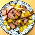 夕飯は６時です's cooksnap of when they made クリスマス★じゃがいもペペロンチーノ炒め.