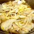 Pugまこちゃん's cooksnap of when they made 生姜風味の白菜とお揚げの煮物.