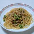 じゅん♪'s cooksnap of when they made 大人味♪わさび醤油でアボカドツナパスタ.