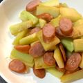 まにまにっ's cooksnap of when they made ブロッコリーの茎消費！香ばし炒め♪.