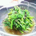 チョッパーﾏﾏ's cooksnap of when they made ほうれん草のゴマよごし.