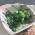 羽尼うに's cooksnap of when they made 菜の花の胡麻からしマヨ和え.