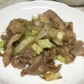 yummy?'s cooksnap of when they made キャベツと豚肉の黒酢炒め.
