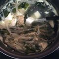 フランクフルトJr's cooksnap of when they made 豆腐とわかめ、もやしのスープ(^○^).