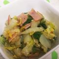 ☆みきりん★'s cooksnap of when they made ゆで白菜とハムのさっぱりサラダ.