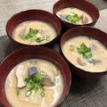 ♡てるてる♡'s cooksnap of when they made さつま芋と南瓜の豆乳味噌汁.