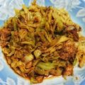 たなちあん's cooksnap of when they made 常備菜 鯖缶deカレーキャベツ.