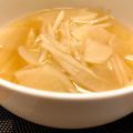 LOVE−HINA's cooksnap of when they made もやしと大根と生姜のスープ.