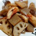 ☆クッキングパンダ☆'s cooksnap of when they made 簡単おかず♪ちくわれんこんにゃく炒め♡.