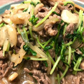ウマナミ's cooksnap of when they made 豆苗と牛肉の炒め物.