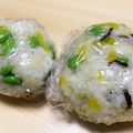 67luna's cooksnap of when they made 枝豆と塩昆布のオイルおにぎり.