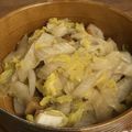 クックZ8J4H4☆'s cooksnap of when they made めんつゆで簡単☆白菜とごぼ天の煮物.