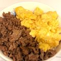 りーしゃ❁'s cooksnap of when they made 合挽き肉のそぼろ丼.