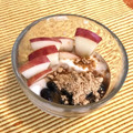 アンドーナツ☆'s cooksnap of when they made りんごと黒豆きなこヨーグルト.