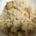 yunatan1211's cooksnap of when they made さつま芋の簡単炊き込みごはん.