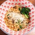 カバゴン's cooksnap of when they made 餅麦のポルチーニリゾット&焼きリゾット.