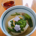 mineko55's cooksnap of when they made 白だしで！ほうれん草ともやしのお雑煮風.