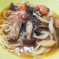 ぽぽダイエット中's cooksnap of when they made ❤こく旨❤自慢の和風スープできのこパスタ.