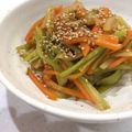 たちもん's cooksnap of when they made きんぴらブロッコリー☆.