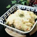 Dellaたん's cooksnap of when they made カリフラワーの鮭マヨチーズ焼き.