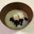 papikun's cooksnap of when they made 黒豆入り♡ほっこりきな粉ぜんざい.