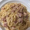 ぞうさん1号's cooksnap of when they made オレ流：生パスタでカルボナーラ.
