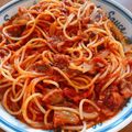 モンチッチ's cooksnap of when they made トマトパスタ（サバ缶）.