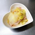K0A9O0R8U♪'s cooksnap of when they made 簡単～白菜ベーコン生姜のめんつゆ煮✿.