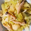 あむらぶ's cooksnap of when they made キャベツとキノコの中華和え.