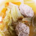 みつこうママ's cooksnap of when they made 鶏団子と白菜のスープ煮.