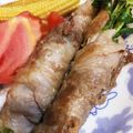 ☆リコリス☆'s cooksnap of when they made 豆苗の豚肉巻き　バタポンで.