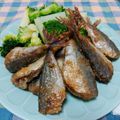 kumano台所's cooksnap of when they made 豆アジの唐揚げ.