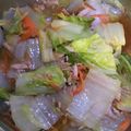 ルビール's cooksnap of when they made 即席10分♪白菜とシーチキンの炊いたん.