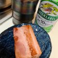 ユルゲン's cooksnap of when they made ブロックベーコンのステーキ　～山葵で.