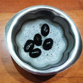 amomoa's cooksnap of when they made 黒豆の煮汁で*ふわとろ豆乳ムース♪.