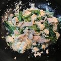 kyonroom's cooksnap of when they made ハムと小松菜のとろとろ豆腐.