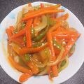チビずママ's cooksnap of when they made 疲労回復に！豚肉と新玉ねぎの甘酢炒め.