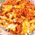 ちとにゃん's cooksnap of when they made 簡単包丁要らずケチャップライス.