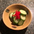 栗丸うさぎ's cooksnap of when they made 簡単！紅しょうがきゅうり和え.