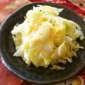 あわ雪りんご's cooksnap of when they made キャベツと桜えびの浅漬け.