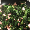 ame-ikuru's cooksnap of when they made 農家の食卓〜ケールとソーセージの炒め物〜.