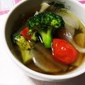 まぶたん's cooksnap of when they made うちの定番！トマトとウインナーのスープ.